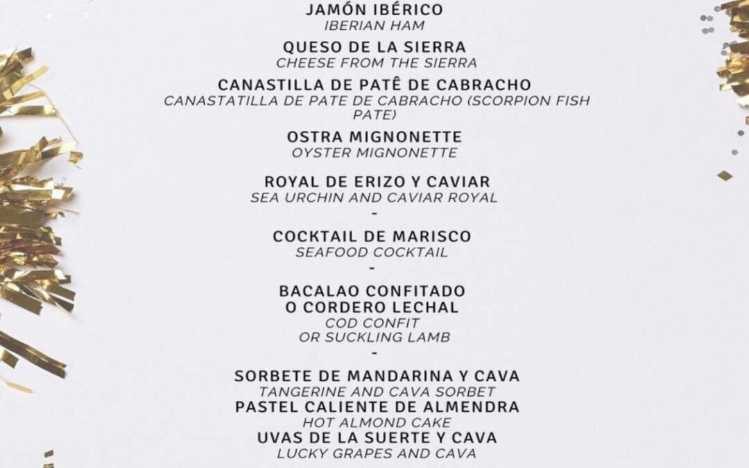 Menú Fin de Año