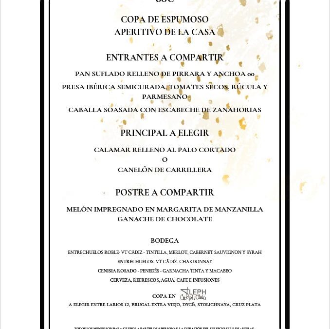 Menús de Navidad para Grupos